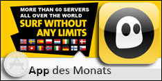 App des Monats August 2012 – Cyberghost 