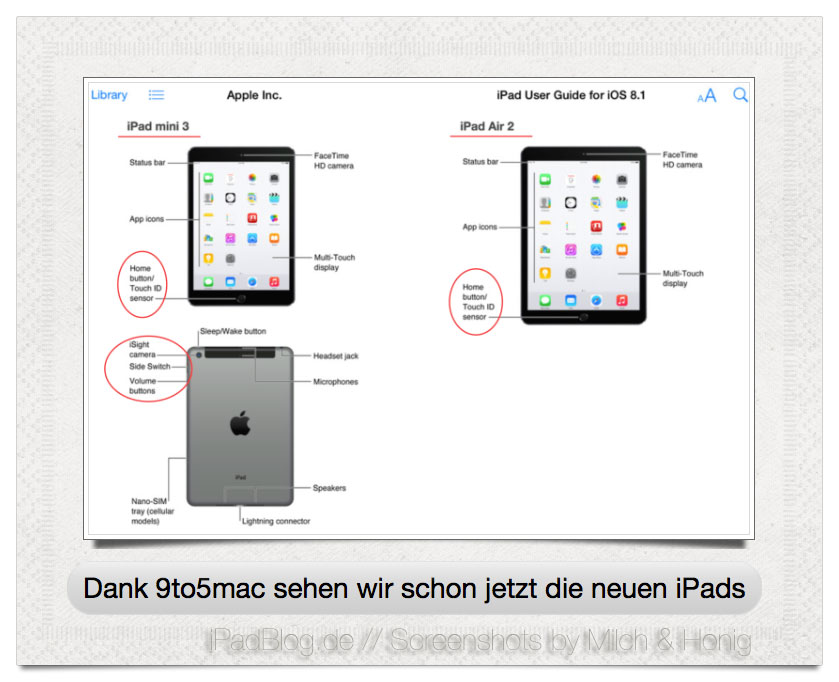 iPad Leak - schon jetzt zu sehen