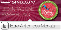 Adventskalender als Aktion des Monats Dezember 2014