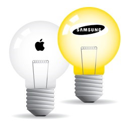 Beitragsbild Vergleich Samsung versus Apple von modeo.de