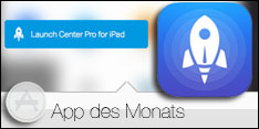 App des Monats Juni 2015 - Launch Center Pro für iPad