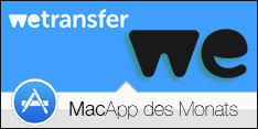 Software des Monats Juli 2016 – WeTransfer