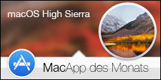 Software des Monats Oktober 2017 – macOS High Sierra