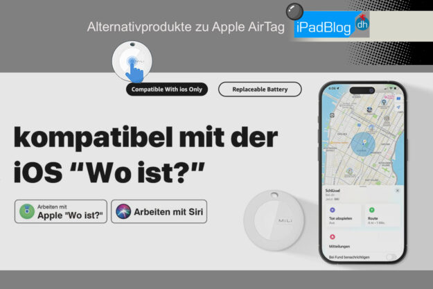 Beitragsbild zu MiTag Schlüsselfinder iOS Tracker mit Schutzhülle