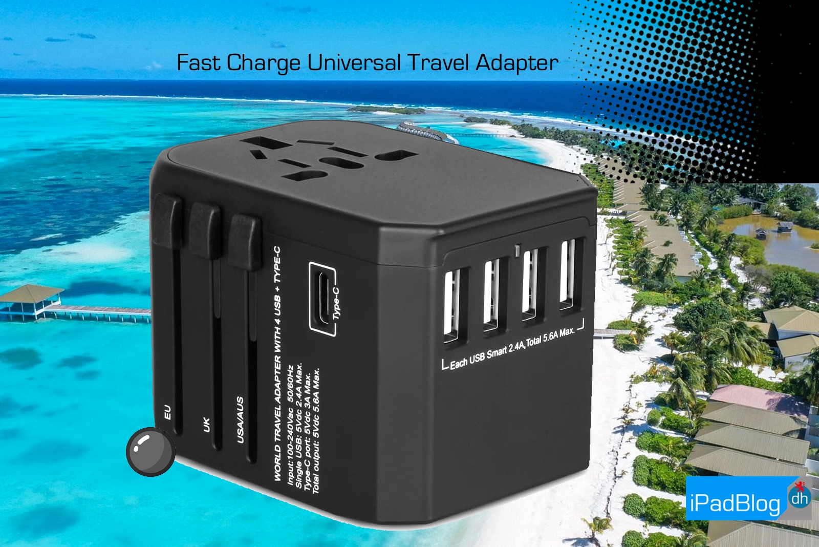 Beitragsbild vom Reiseadapter Reisestecker Weltweit 224+