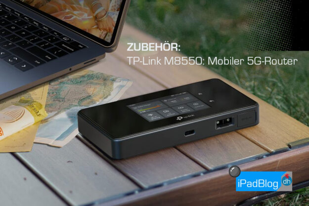 TP-Link M8550: Mobiler 5G-Router für schnelles und sicheres Highspeed-Wi-Fi unterwegs auf iPadBlog.de im Juli 2025